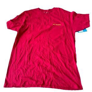 Columbia Mens Tshirt Large Red